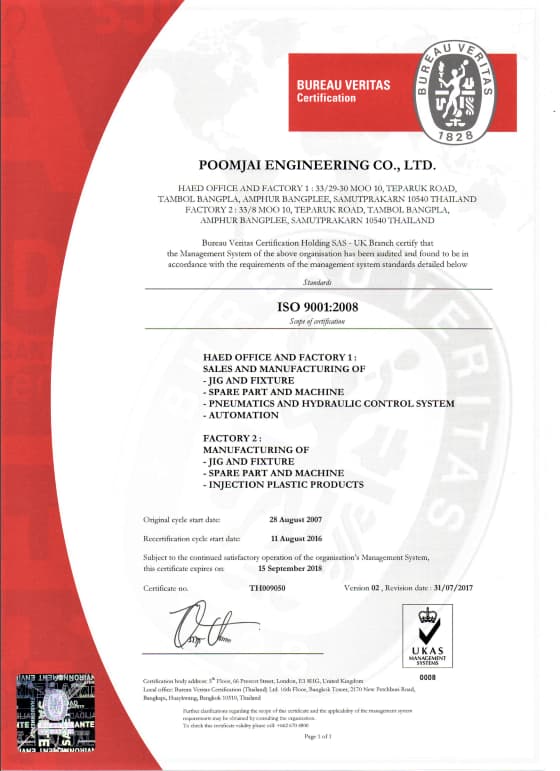 Bureau veritas certificate Bureau veritas certificate